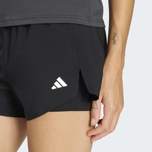 Thumbnail 4 de adidas Damen Workout Essentials 2In1 Shorts – Schwarz, Gr. M