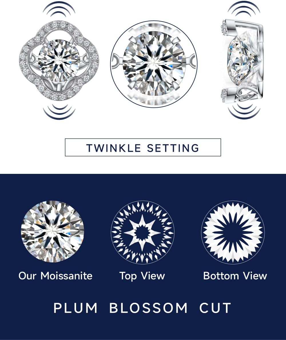 Detalle 2 de MomentWish Collier Moissanite 1 carat đ