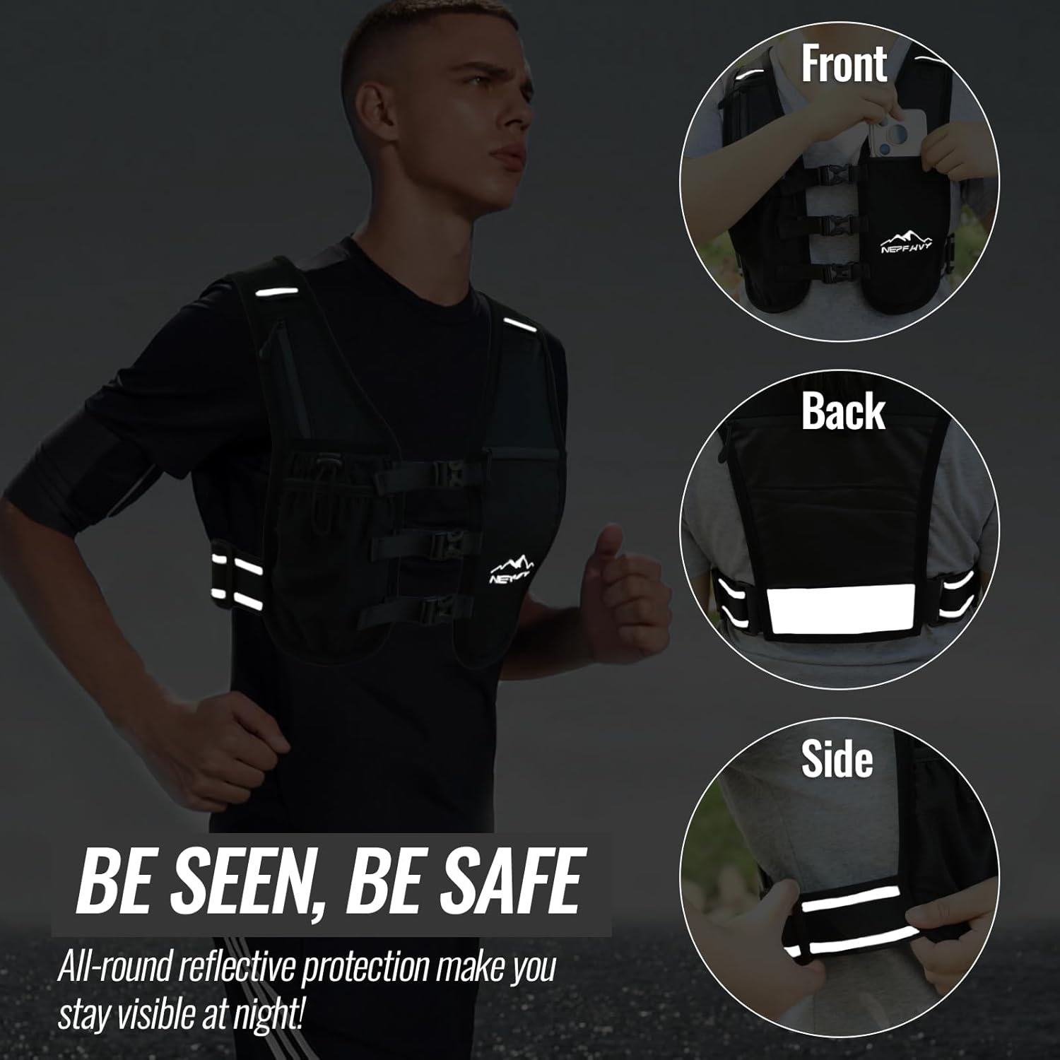 Thumbnail 4 de Nepfaivy Running Vest for Women and Men