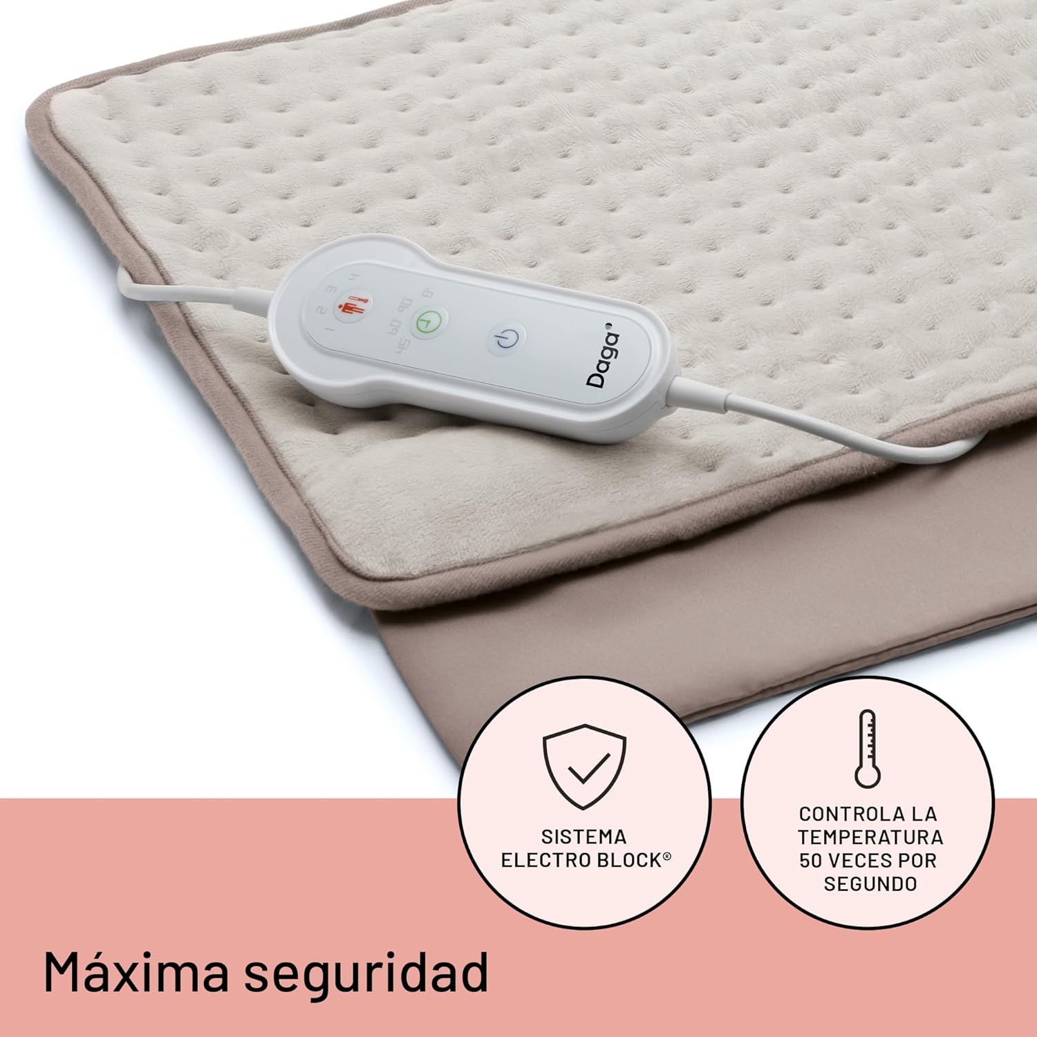 Thumbnail 3 de Daga Almohadilla Térmica Confort Multi XL 50x38 cm 🛏️