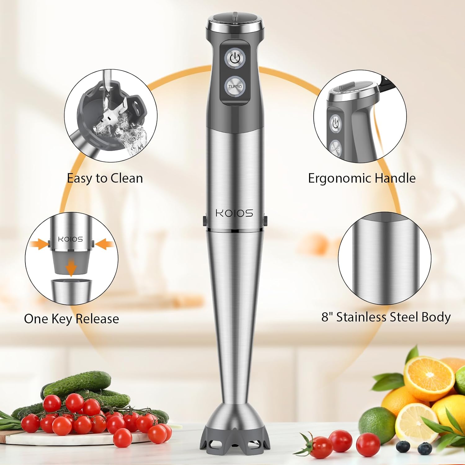 Thumbnail 6 de KOIOS Immersion Blender 1000W