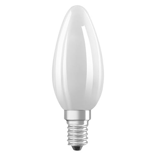 Detalle de Osram Star Filament-Lampe für E14-Sockel – mattes Glas, 4000K, 806 Lumen, 3er-Pack