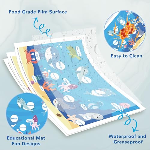 Thumbnail 4 de Disposable Placemats for Baby Toddlers 60 Pack 12x16”