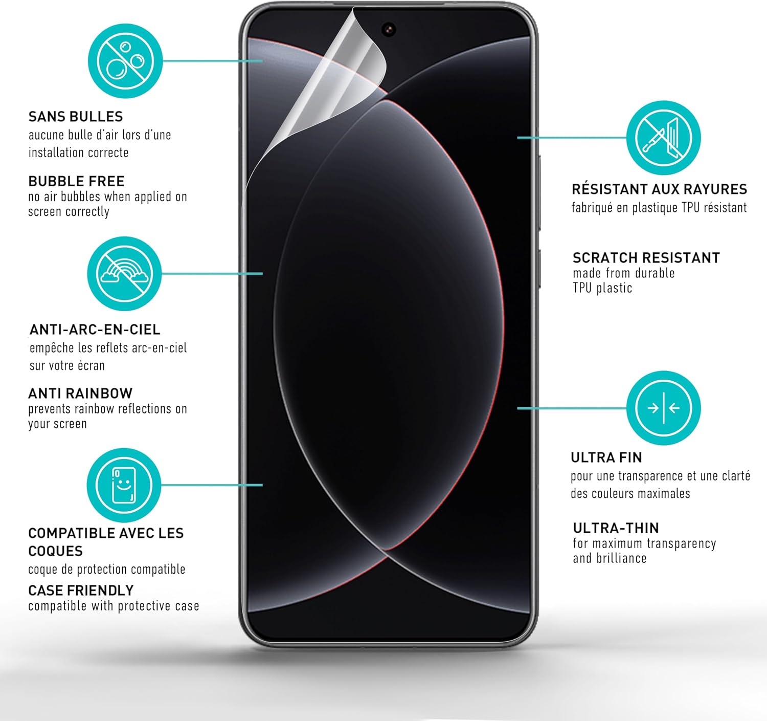 Thumbnail 4 de smartect Protecteur d'écran Xiaomi 15 Ultra 5G