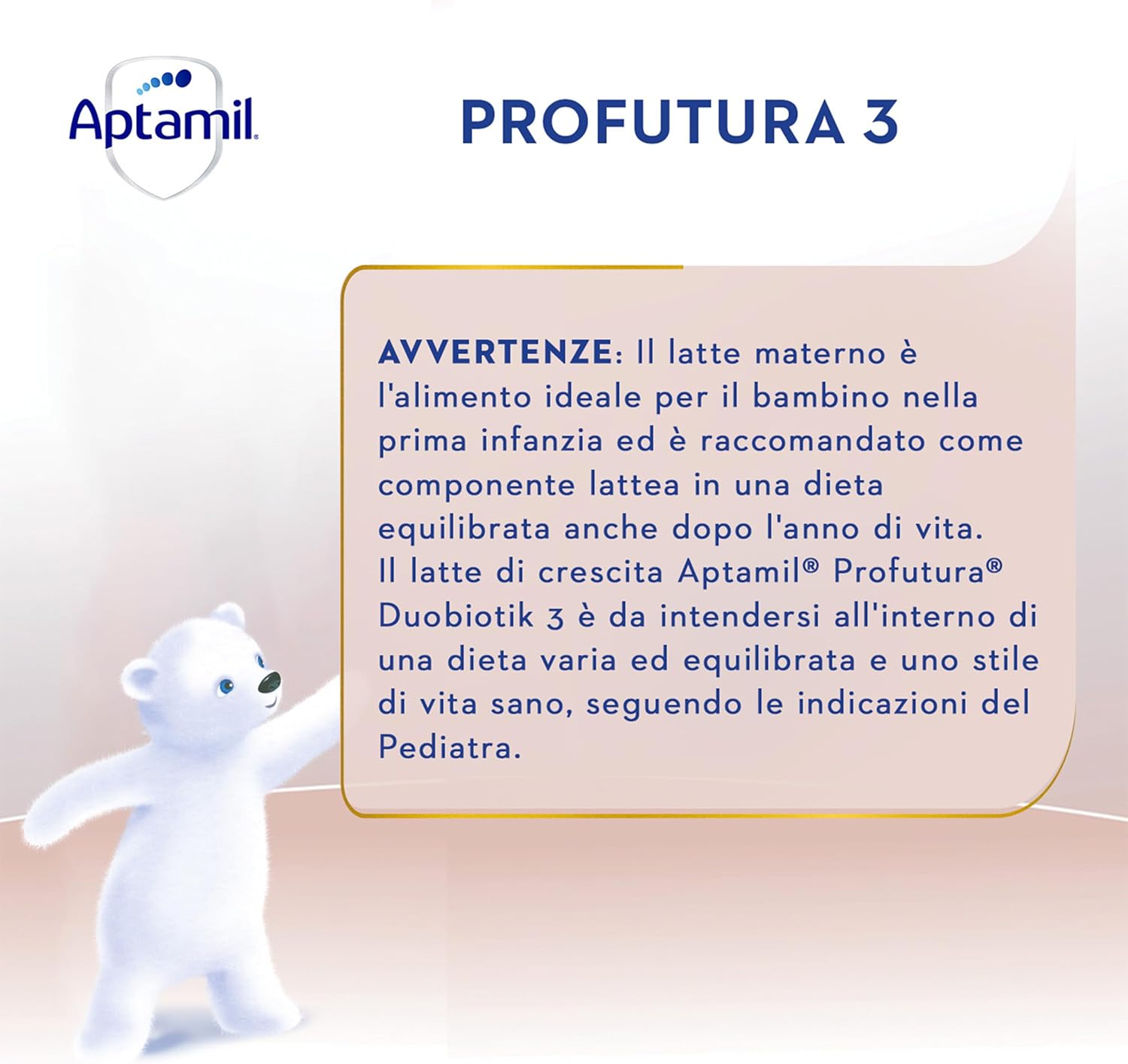 Thumbnail 5 de APTAMIL PROFUTURA Duobiotik 3 Latte di Crescita in Polvere – 3200 g (4×800 g) per bambini dal 12° mese