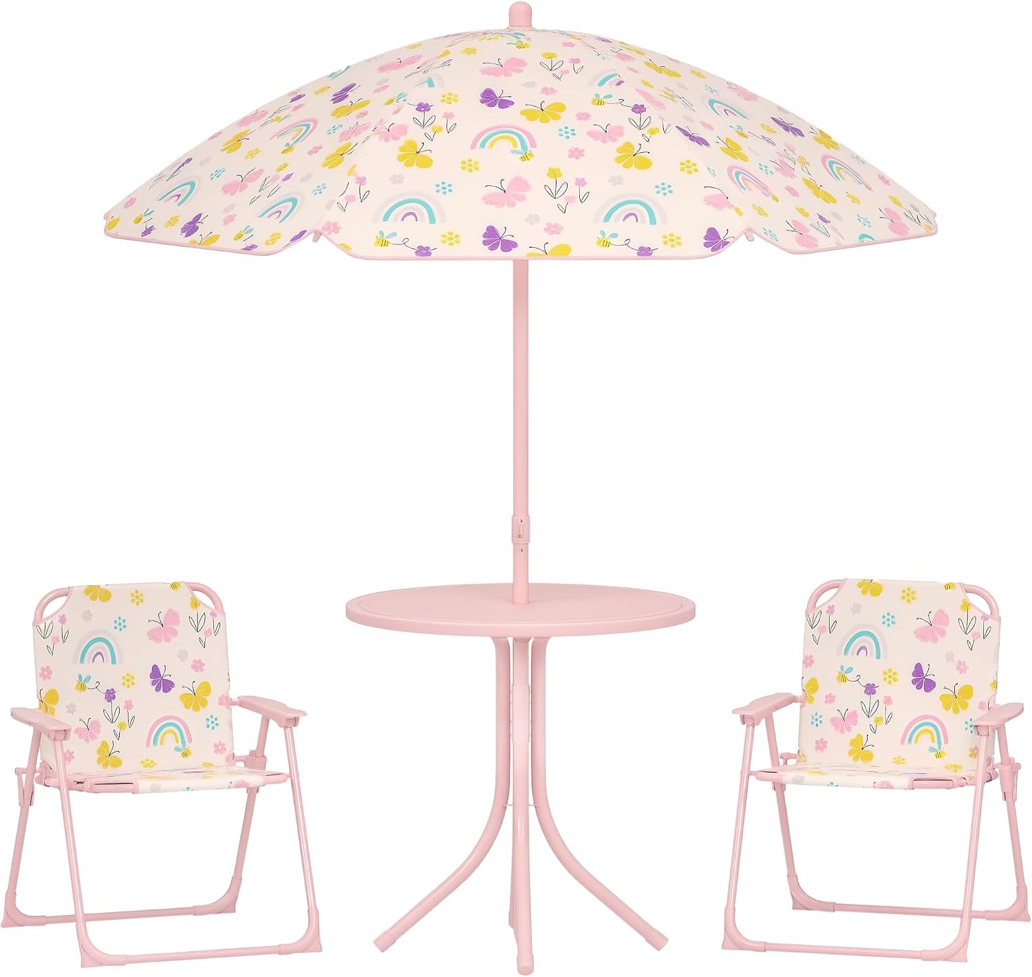 Detalle de AIYAPLAY Conjunto de Mesa y Sillas Infantil 4 piezas