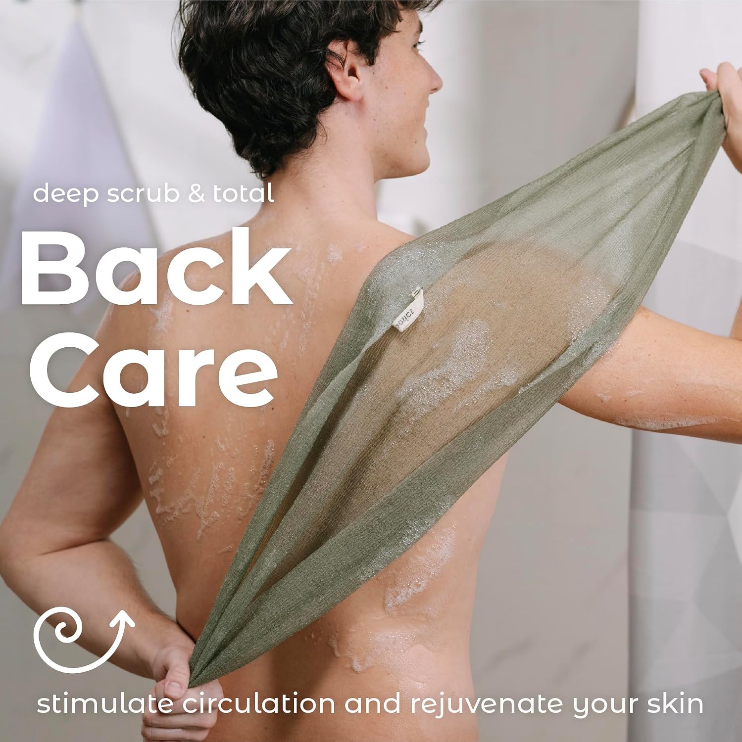 Thumbnail 5 de MainBasics Exfoliating Shower Towel 3-pack