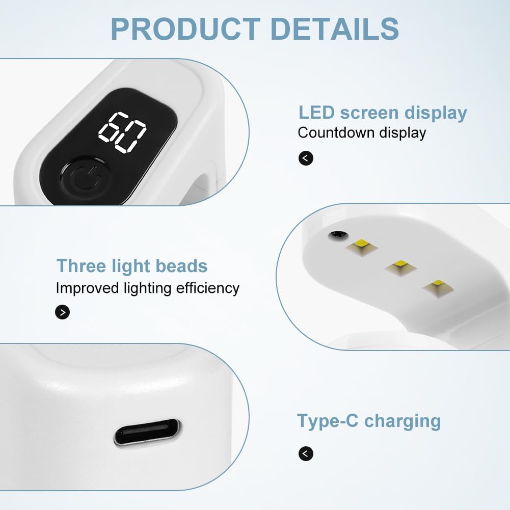 Detalle de Alaoo Lampe UV Ongles Gel 400mAh