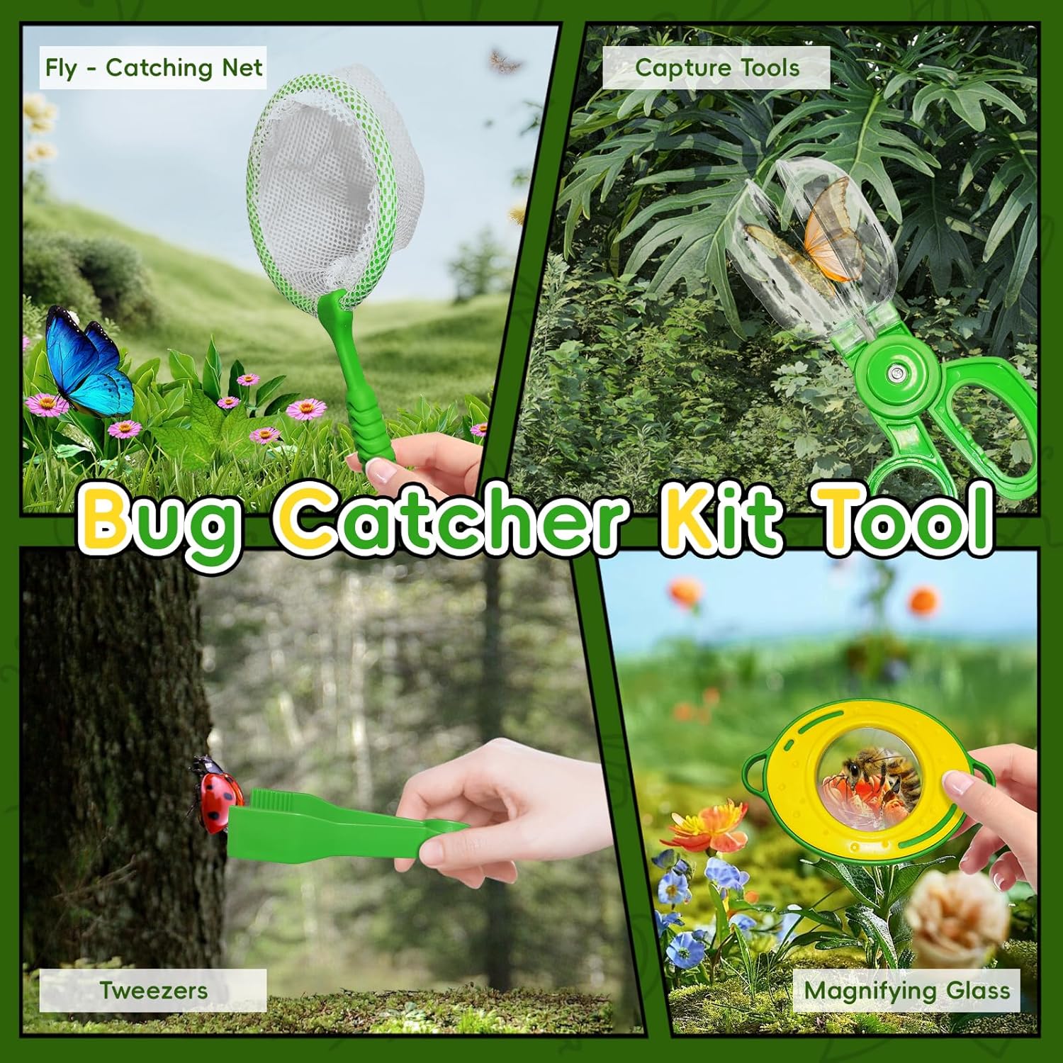 Detalle de CVARRISE 2 Pack Bug Hunting Kits for Children: Outdoor Explorer Set