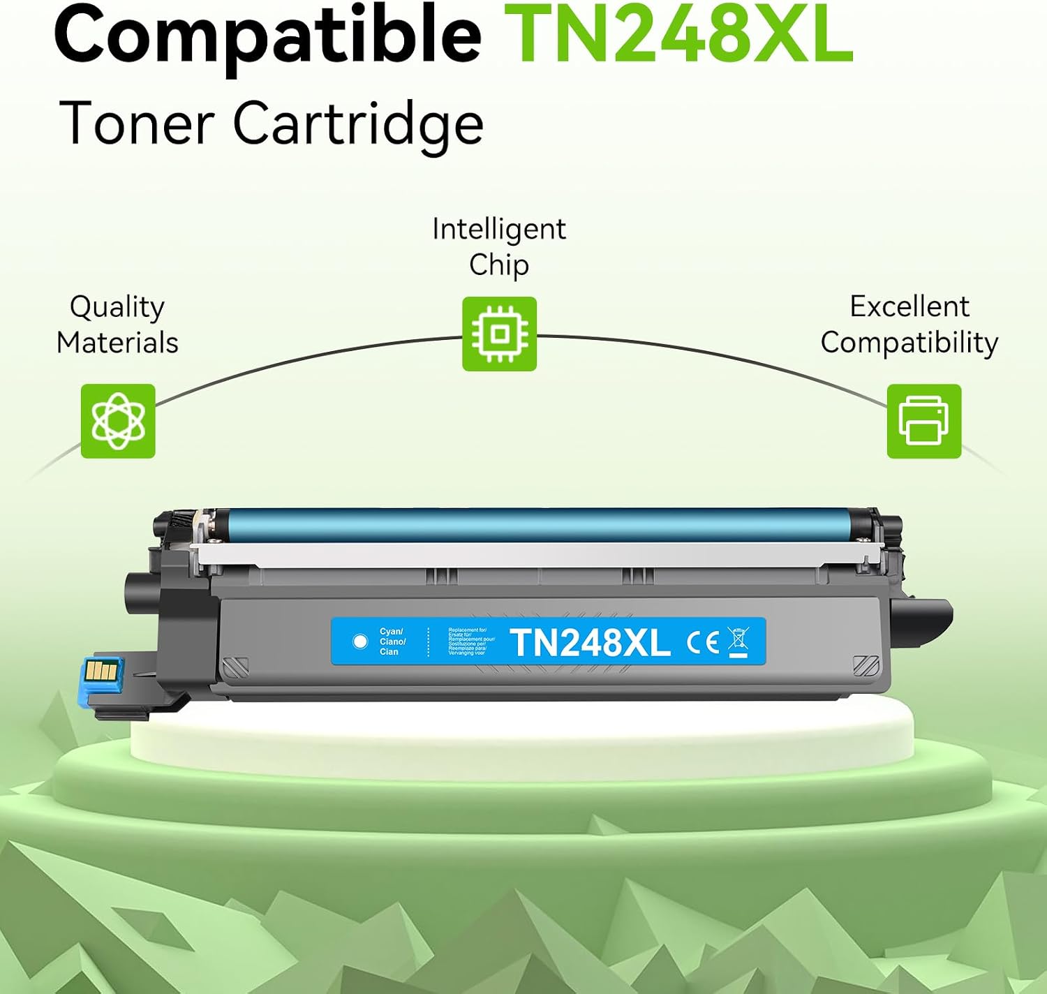 Detalle de Swiss Toner TN248XL compatibile TN248XL TN-248VAL per Brother: set da 4 colori (nero, ciano, magenta, giallo)