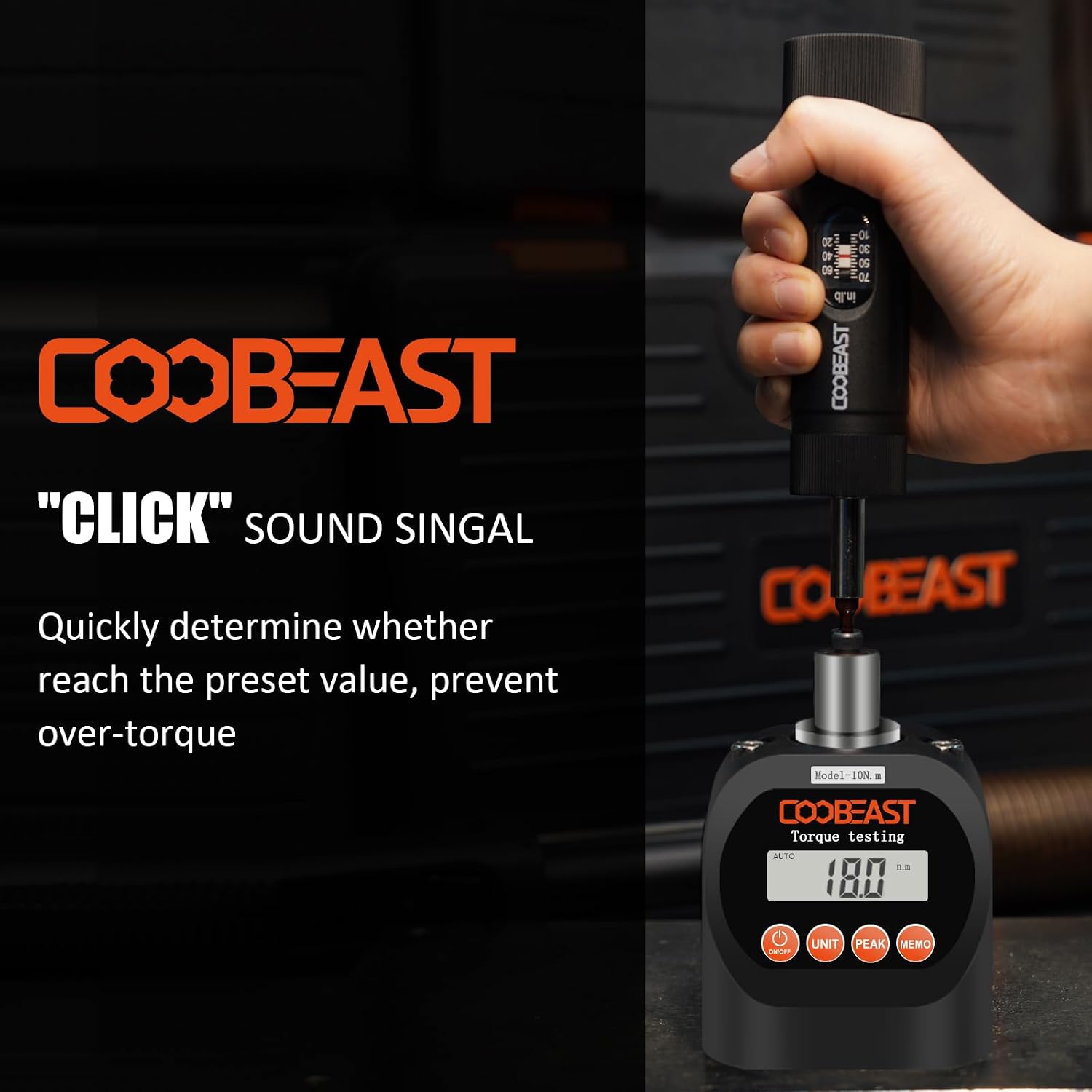 Detalle 1 de coobeast S2 49-Piece Torque Screwdriver Set, 1/4-Inch Drive, 10–70 in-lb