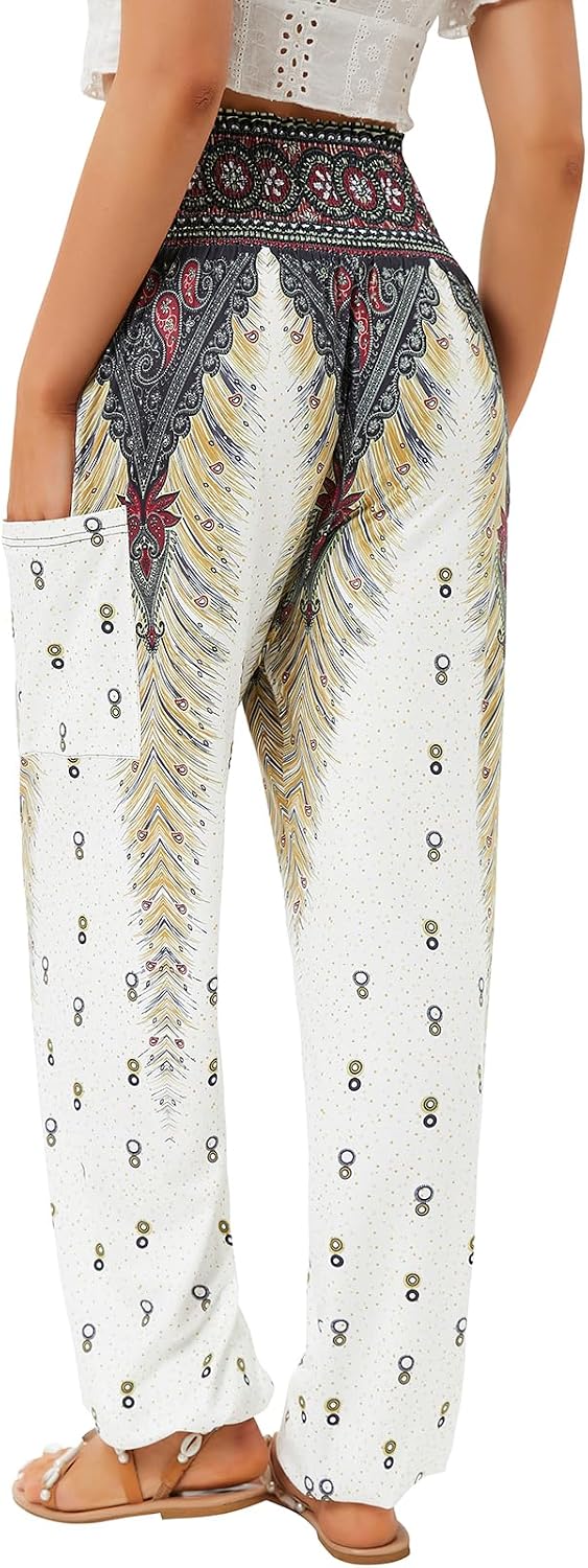 Detalle 2 de QIANXIZHAN harem pants for yoga, 95% polyester