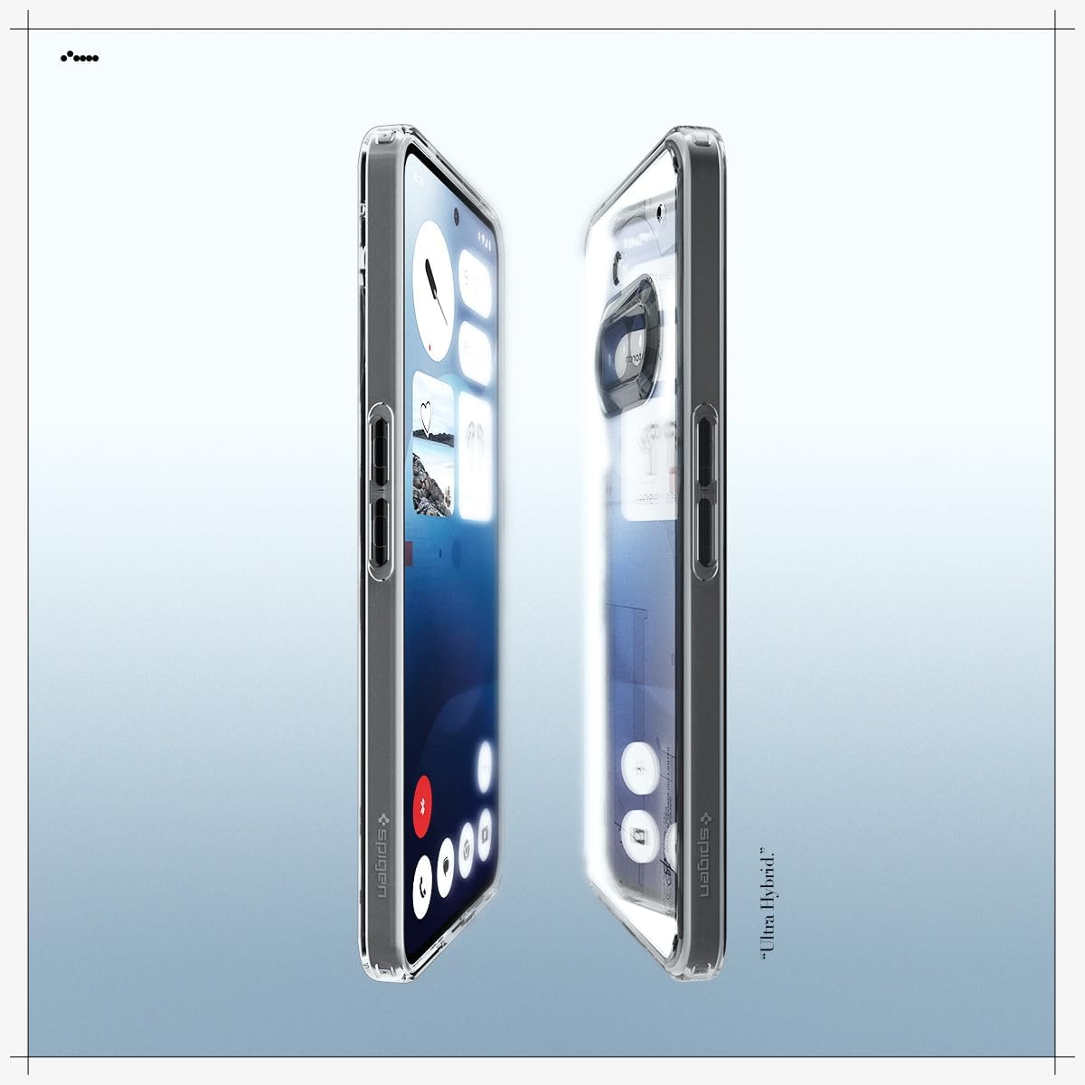 Detalle de Spigen Cover Ultra Hybrid per Nothing Phone (3a) – Space Crystal
