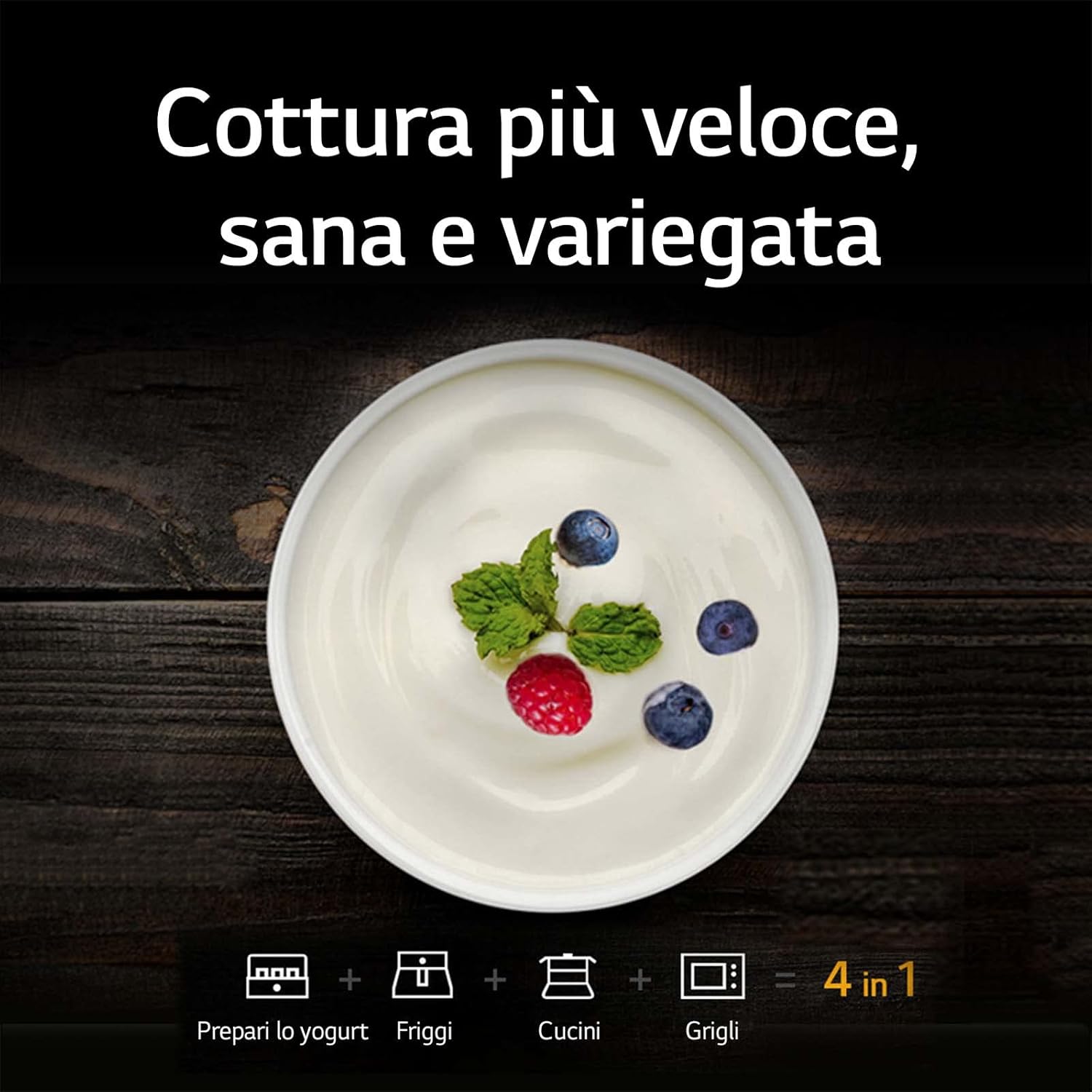 Thumbnail 2 de LG MH6336GIB forno microonde 23 L