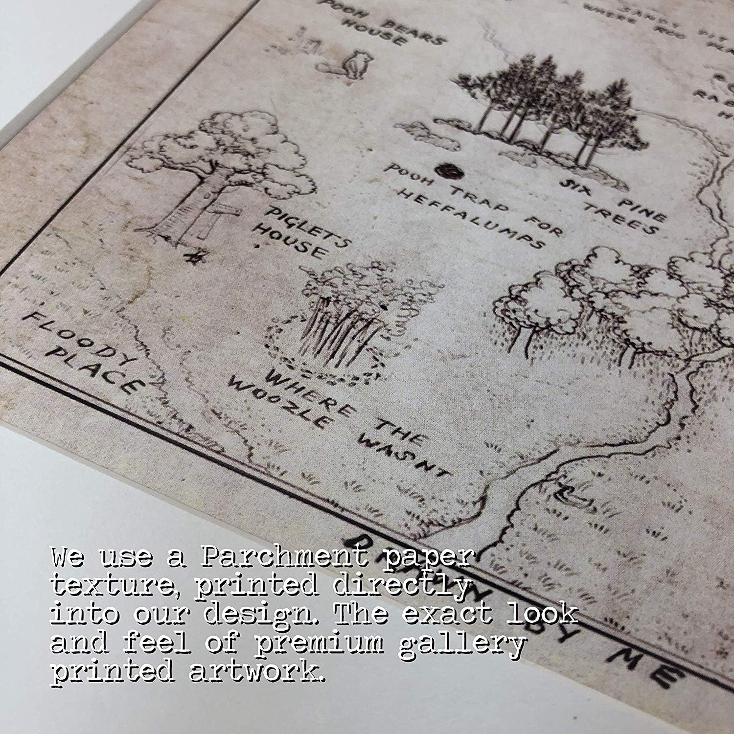 Thumbnail 2 de HWC Trading Winnie the Pooh Friends Forever A3 Framed Nursery Print