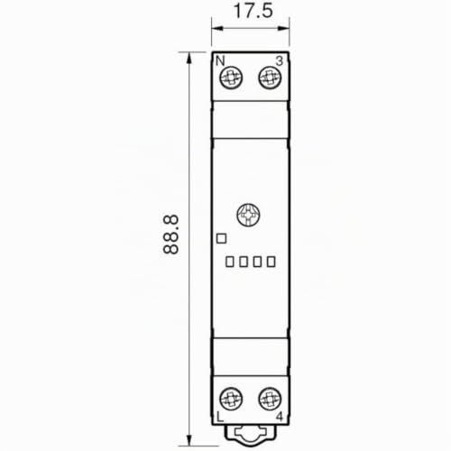 Thumbnail 1 de Finder Serie 14 – Scala automatica multifunzione 1na 16a 230VAC rial