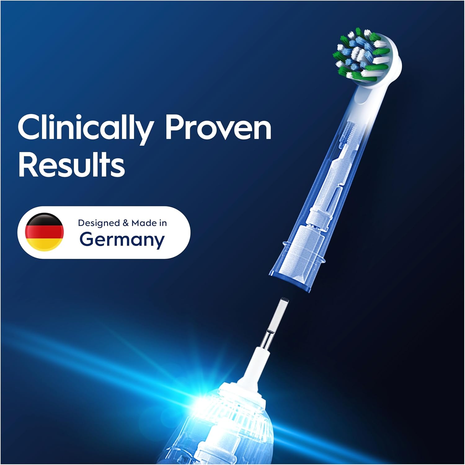 Thumbnail 6 de Oral-B Pro Cross Action Original Electric Toothbrush Head (X-Shape & 16° Angled Bristles) – Pack of 16