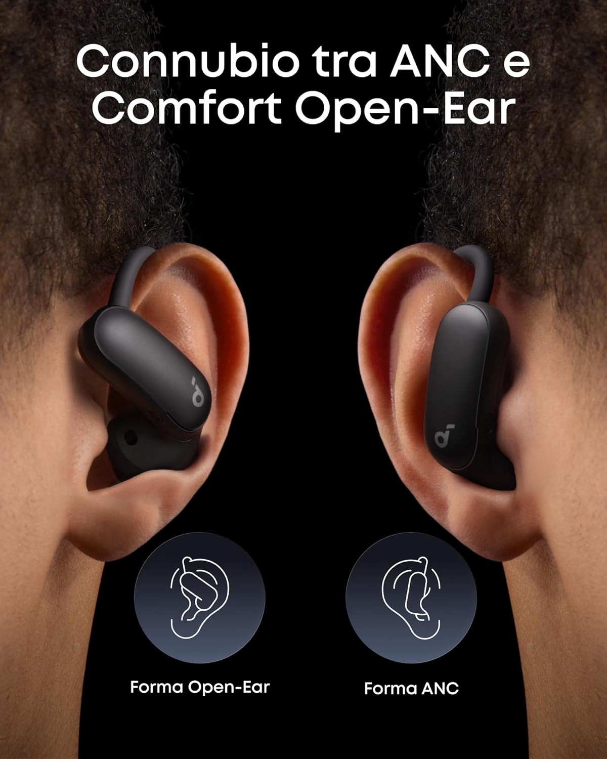 Thumbnail 1 de Soundcore AeroFit 2 Pro by Anker: auricolari open-ear con ANC, ganci regolabili e ricarica wireless