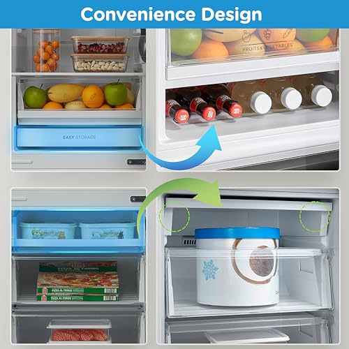 Thumbnail 4 de Midea MDRB379FGD02 273L Frost Free Fridge Freezer with Inverter Compressor