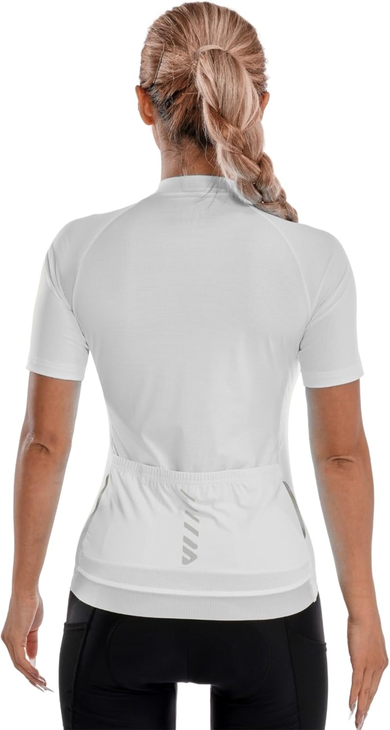 Thumbnail 1 de Lo.gas Damen-Radtrikot Kurzarm – atmungsaktives Trikot mit 3 Taschen und Silikonbund