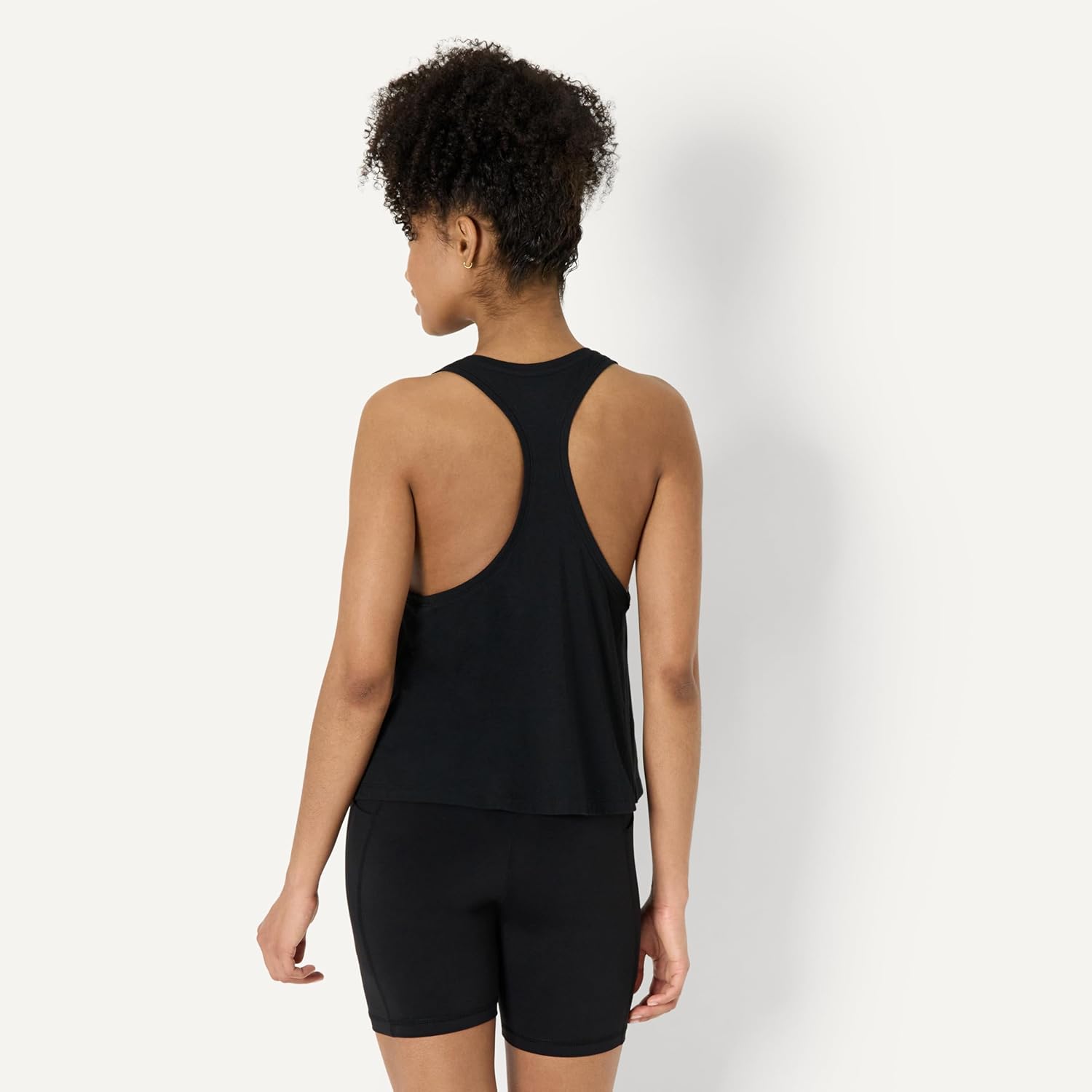 Thumbnail 1 de Amazon Essentials Women’s Active Soft Cotton Racerback Relaxed Fit Yoga Tank with Drop Armholes