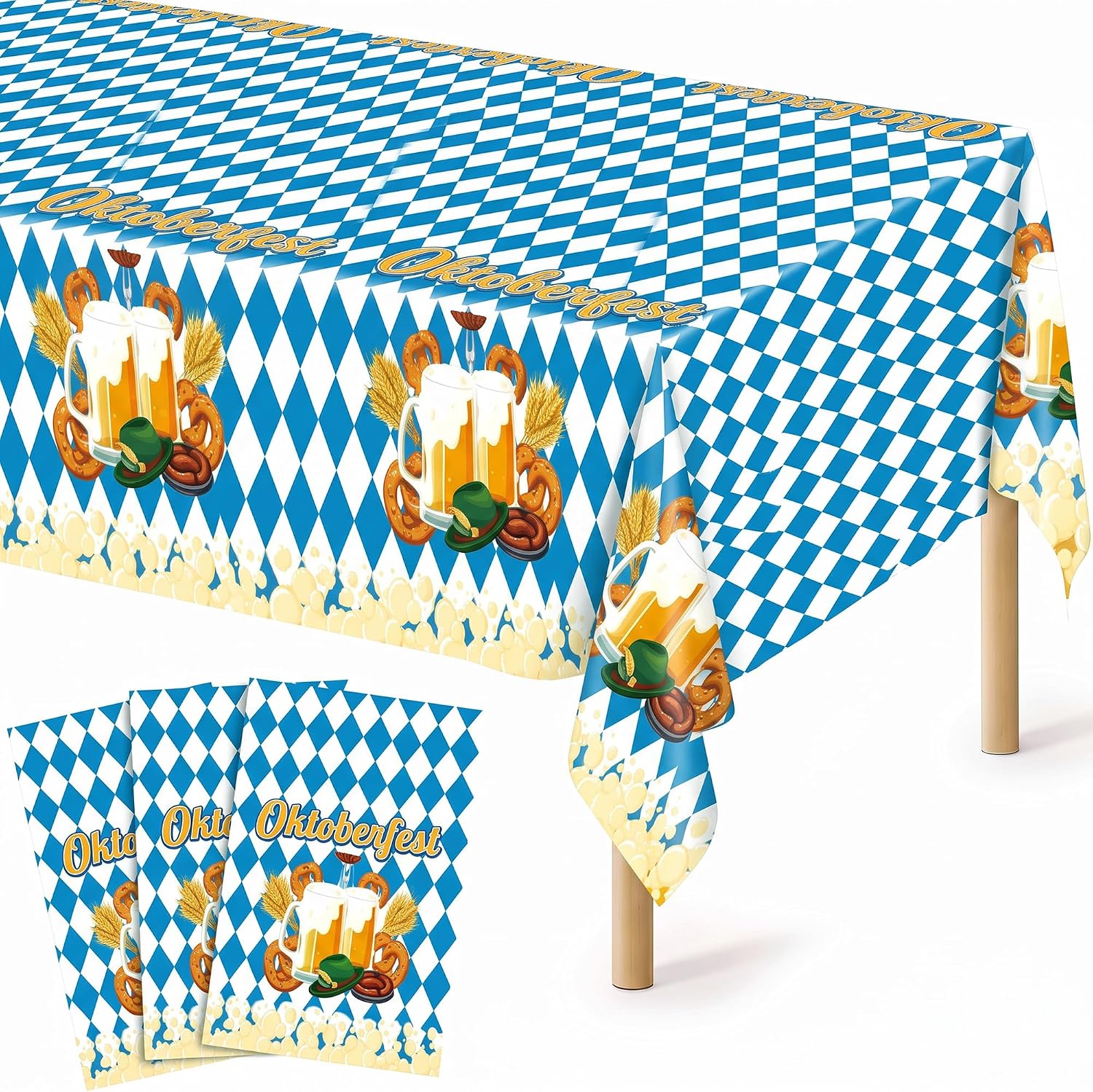 Thumbnail 6 de Halloween plastic tablecloth 54×108 inches