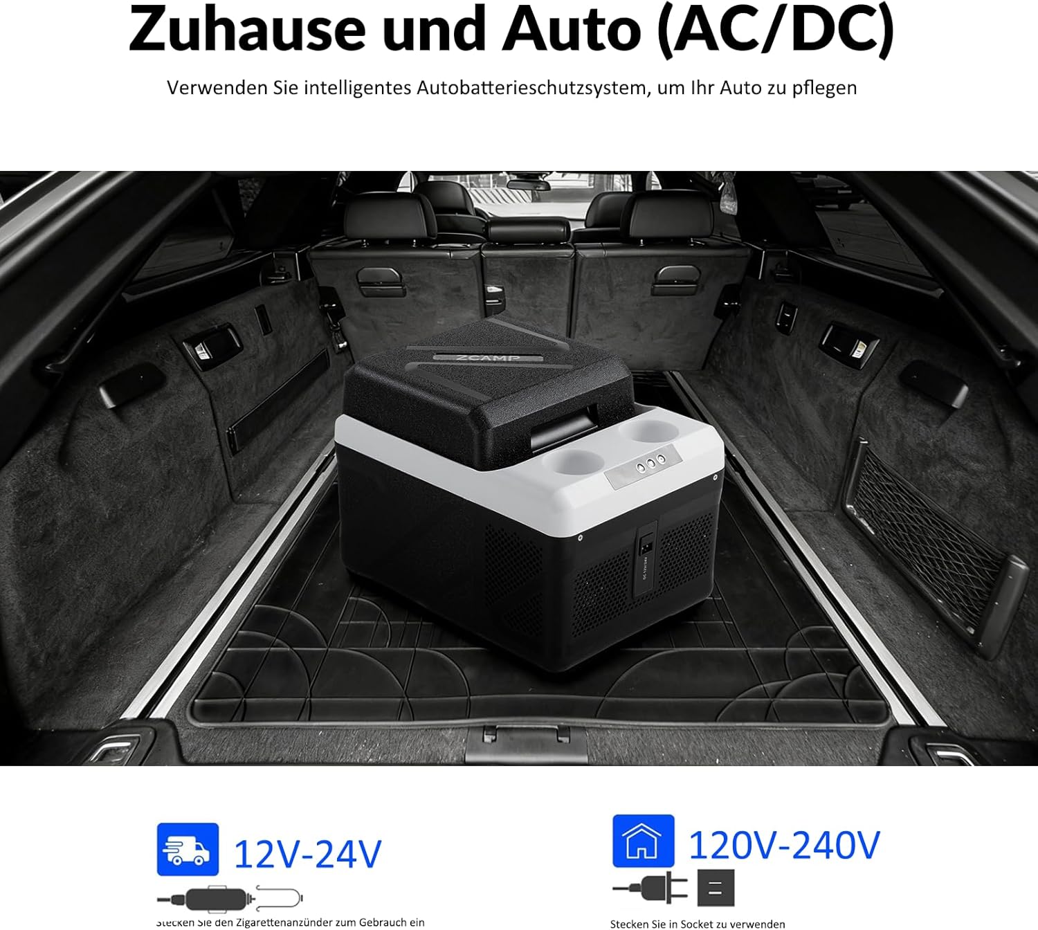 Thumbnail 6 de zcamp KM12 12L Kompressor Kühlbox – kompakte Kühlung für Auto, Lkw und Boot