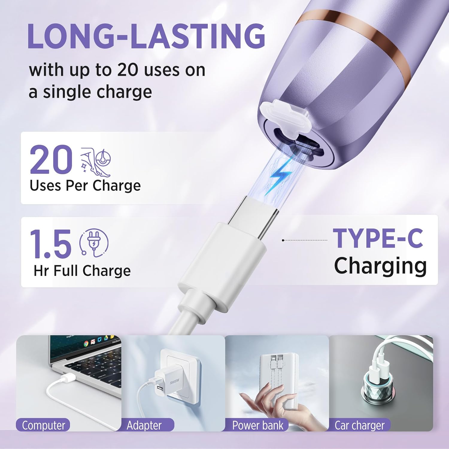 Thumbnail 5 de Orchrose Electric Razor 2-in-1 10,000 RPM