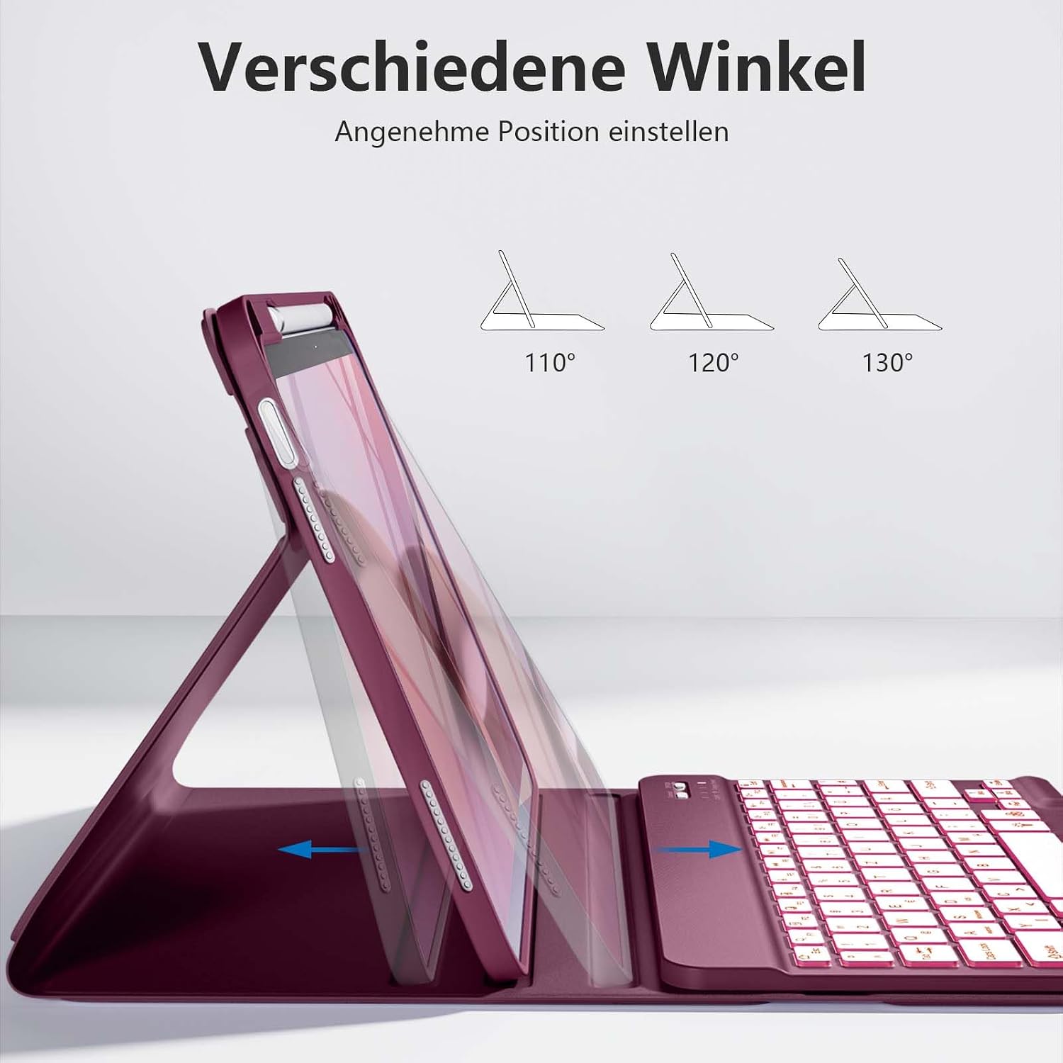 Thumbnail 4 de drivego Hülle mit Tastatur für iPad 11 Zoll