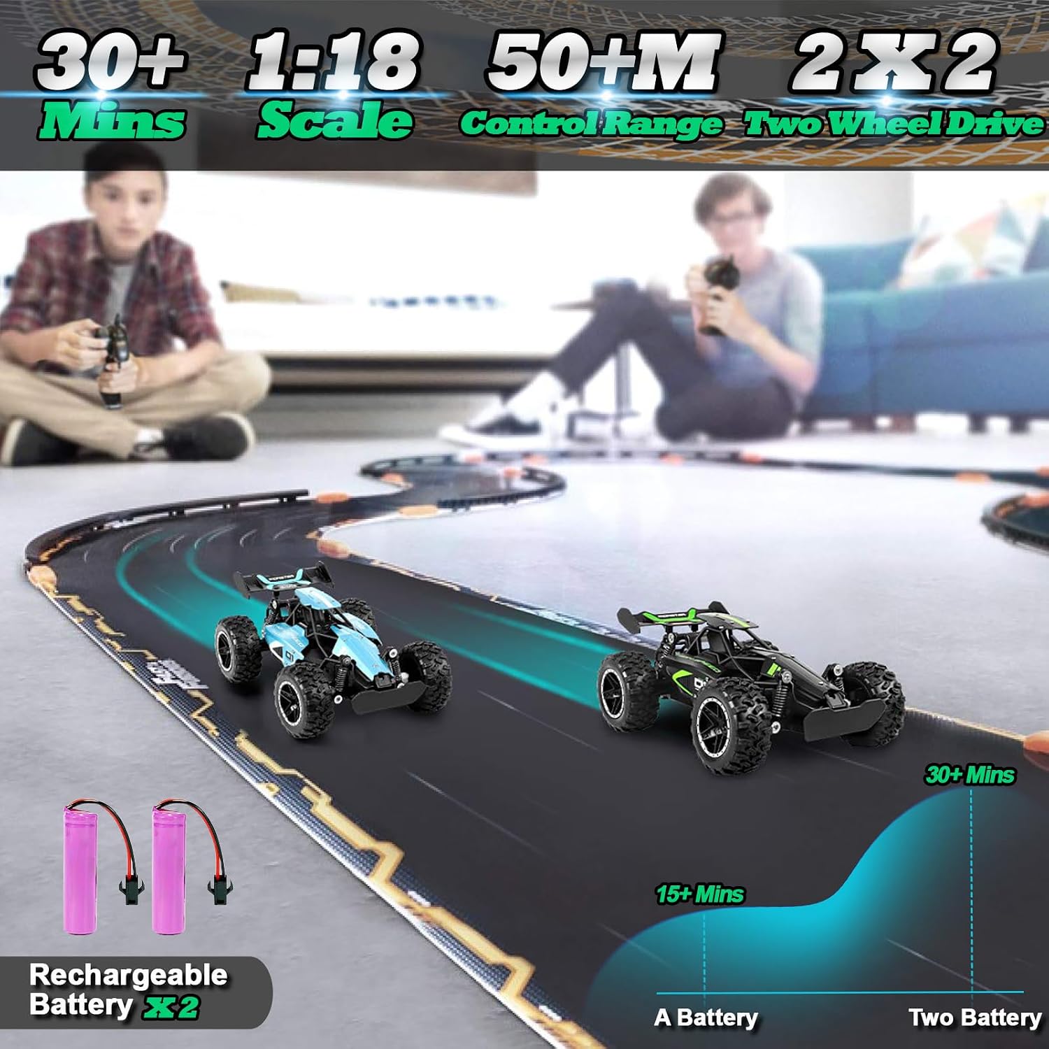 Thumbnail 5 de SZJJX 2.4GHz High-Speed RC Car 15 km/h
