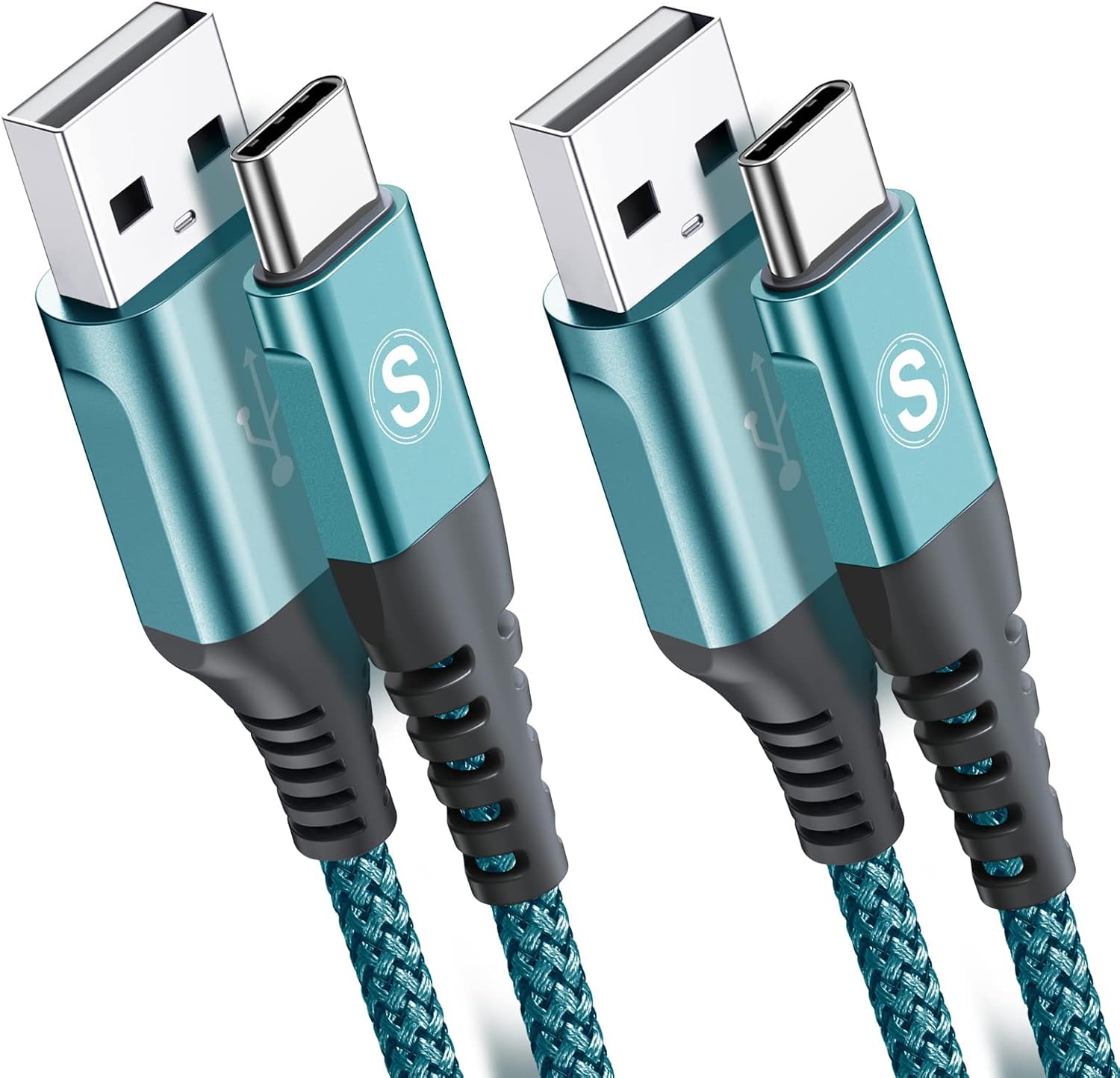 Detalle de Sweguard USB-C Kabel 3.1A (2er Set, 3 m) – Schnellladung & Datenübertragung