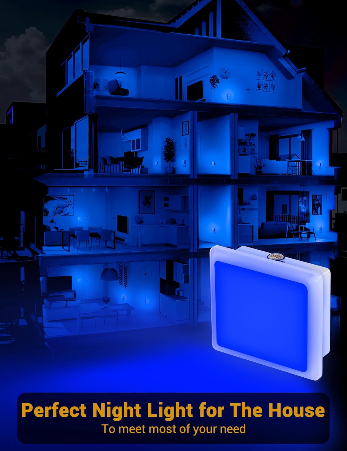Detalle 1 de JandCase LED Night Light, 2-Pack