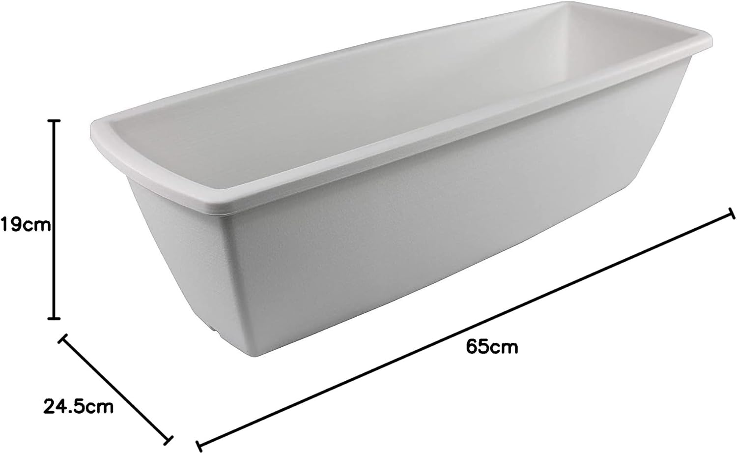 Thumbnail 3 de Iris Ohyama Rectangle Plant Pot650 maceta con reserva de agua 🪴