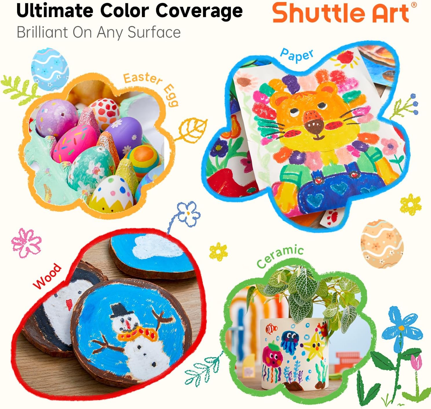 Thumbnail 4 de Shuttle Art Tempera Paint Sticks 30 Colors