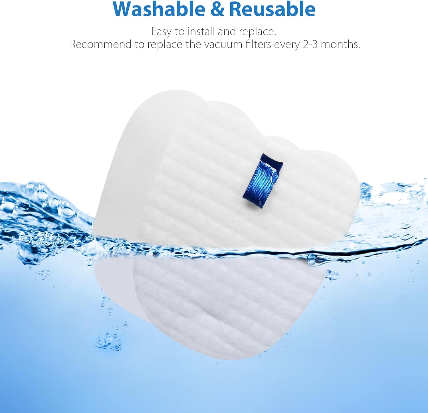 Detalle 2 de Lemige Replacement Vacuum Filters for Shark Rocket, Foam, Felt & Post-Filters
