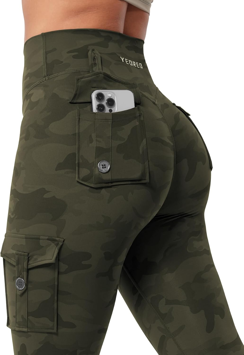 Detalle 1 de YEOREO CoreFlex Sport Leggings Damen 25" 🧘♀