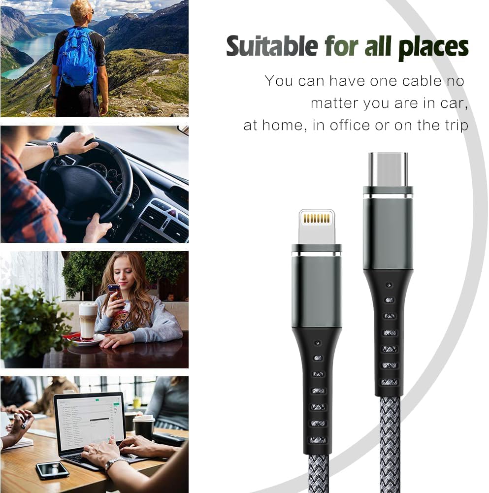 Thumbnail 6 de USB C to Lightning Cable 3FT 2-Pack