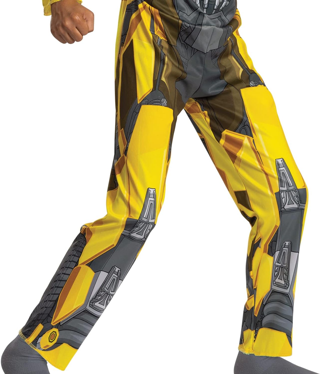 Detalle de Disguise T7 Bumblebee Kids Costume with Padded Jumpsuit, Door Wings and Mask