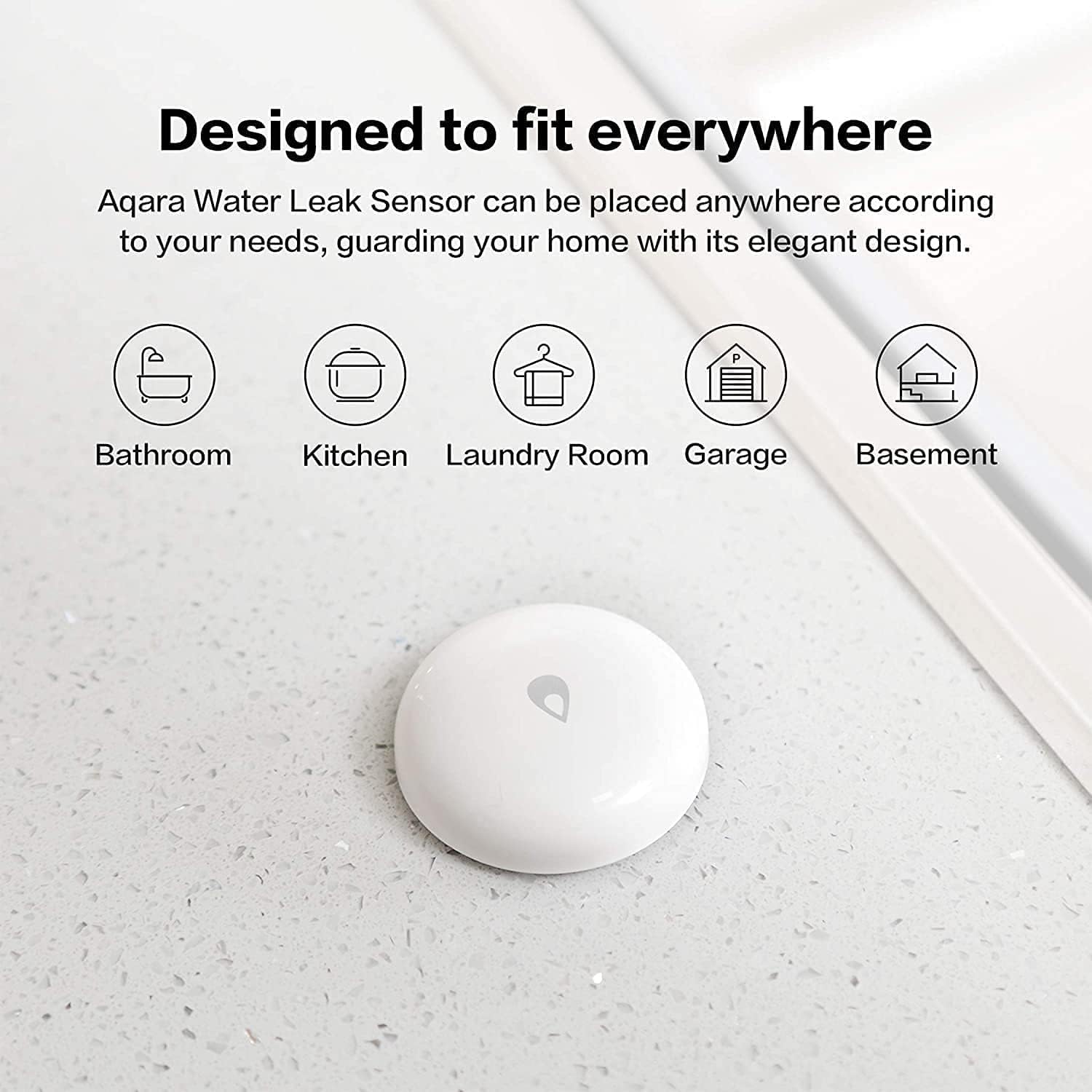 Detalle de Aqara Wassermelder – Drahtloser Flutdetektor mit Aqara Hub, IP67