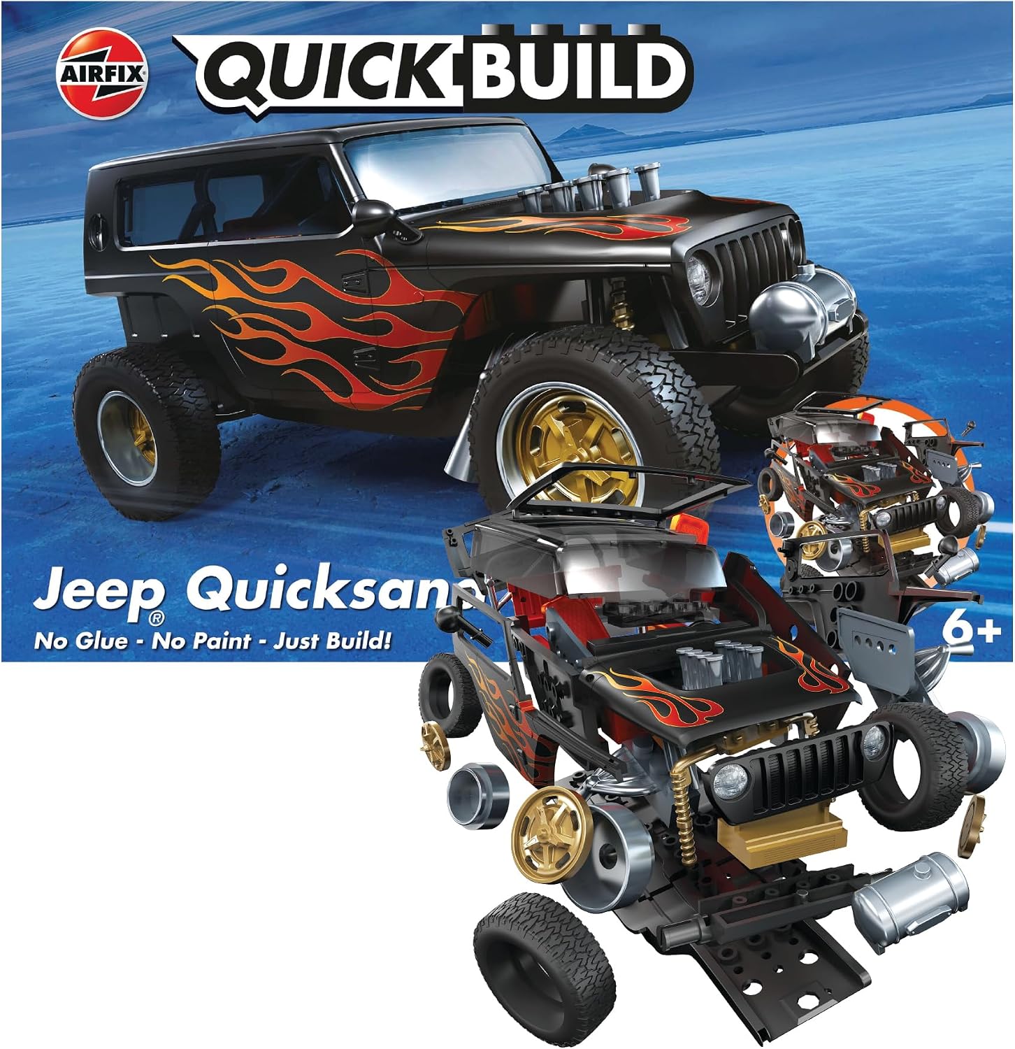 Airfix QUICKBUILD Jeep Quicksand model kit 🧩