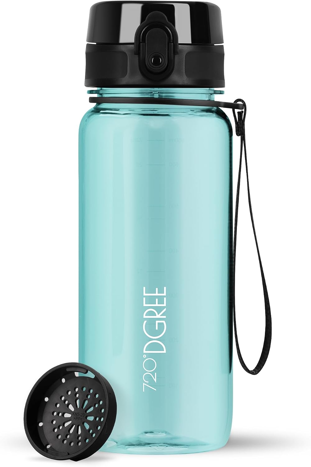 Detalle de 720°DGREE UberBottle + Setaccio Frutta 350 ml – Borraccia sportiva leggera e resistente in Tritan