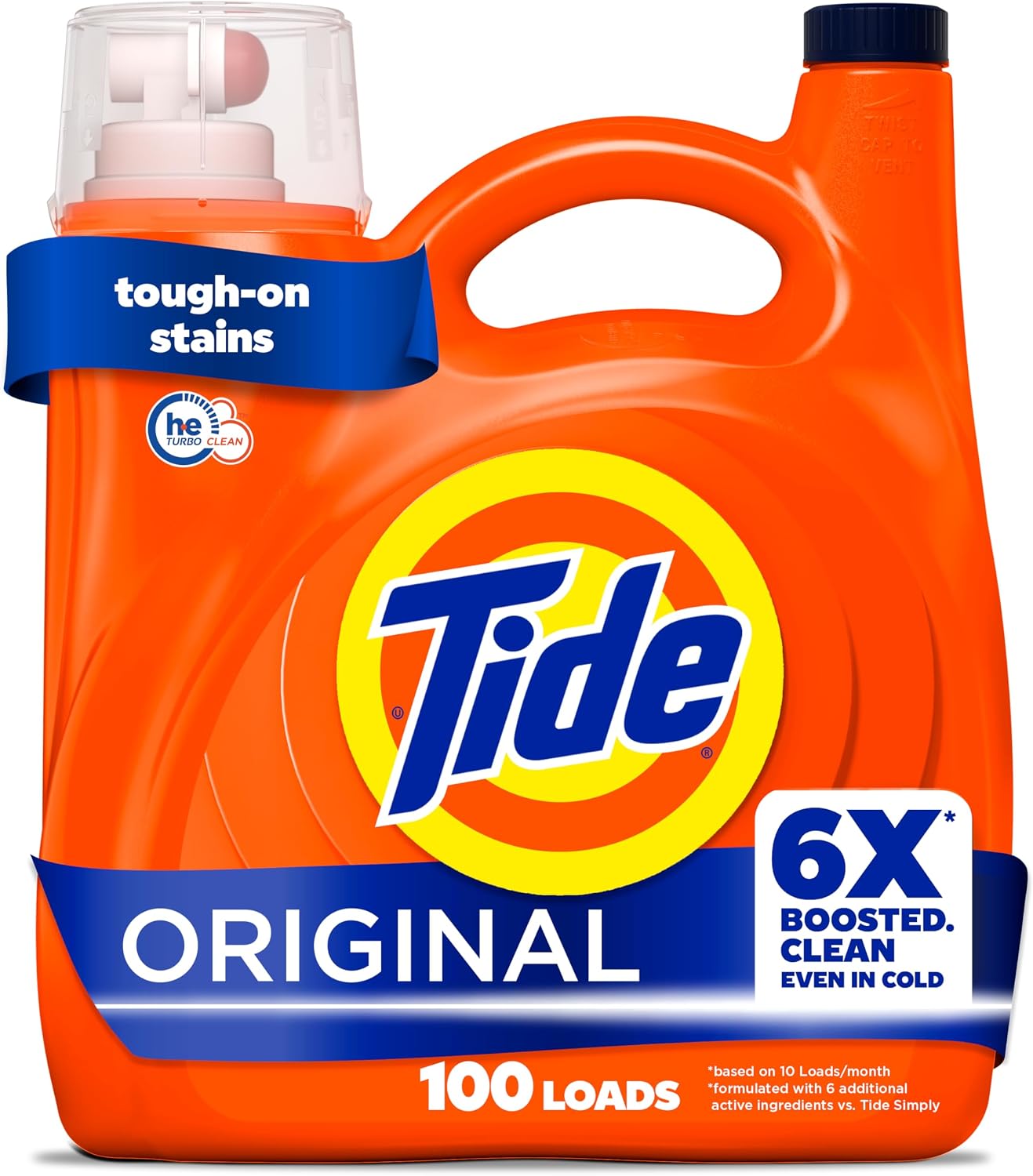 Imagen de Tide Liquid Laundry Detergent, Original Scent — 125 fl oz (100 Loads) en OfertitasTOP