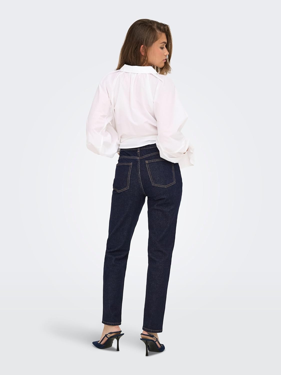 Thumbnail 3 de ONLY Onlemily HW Straight Ank Mae334 Noos: jeans dritti in cotone con elastan