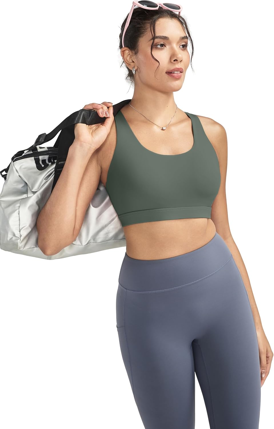 Thumbnail 4 de RUNNING GIRL Padded Strappy Sports Bra Medium Support