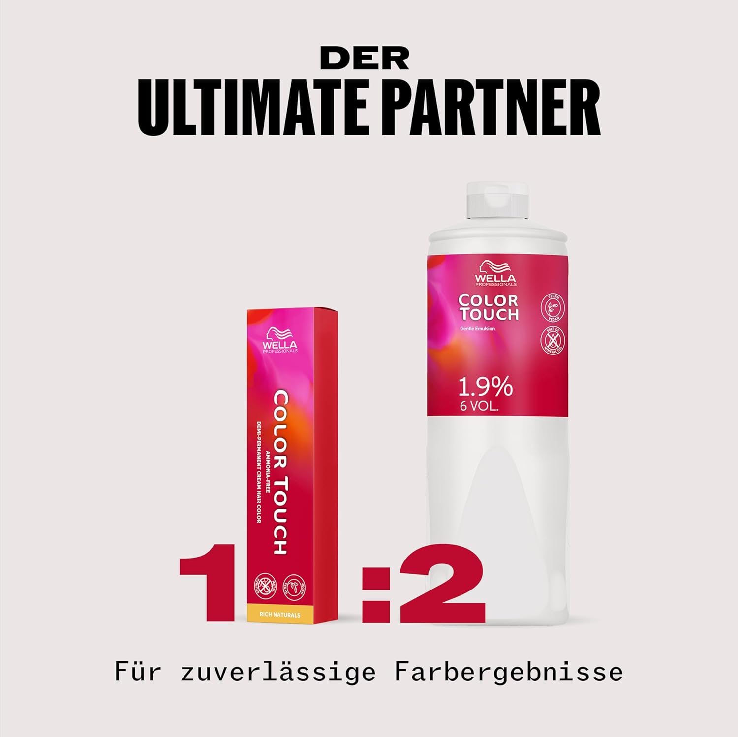 Thumbnail 2 de Wella Professionals Color Touch Rich Naturals – ammoniakfreie vegane Intensivtönung mit Metal Purifier