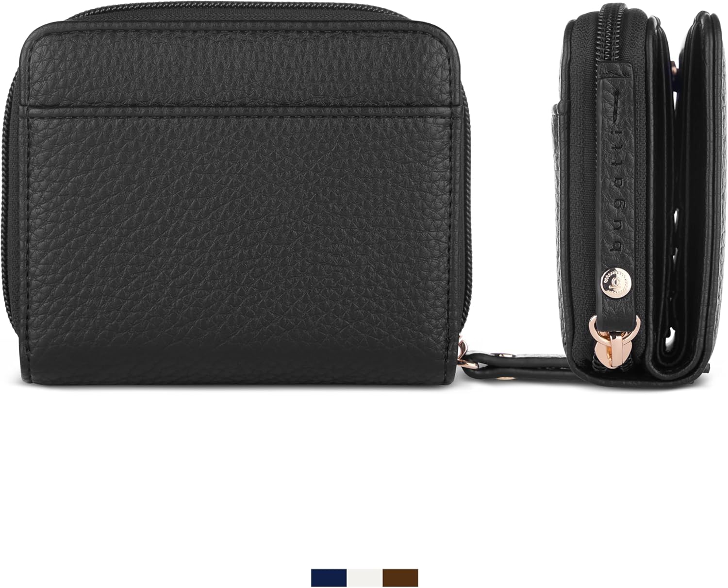 Thumbnail 2 de Bugatti Elina portefeuille pour femme en simili-cuir noir