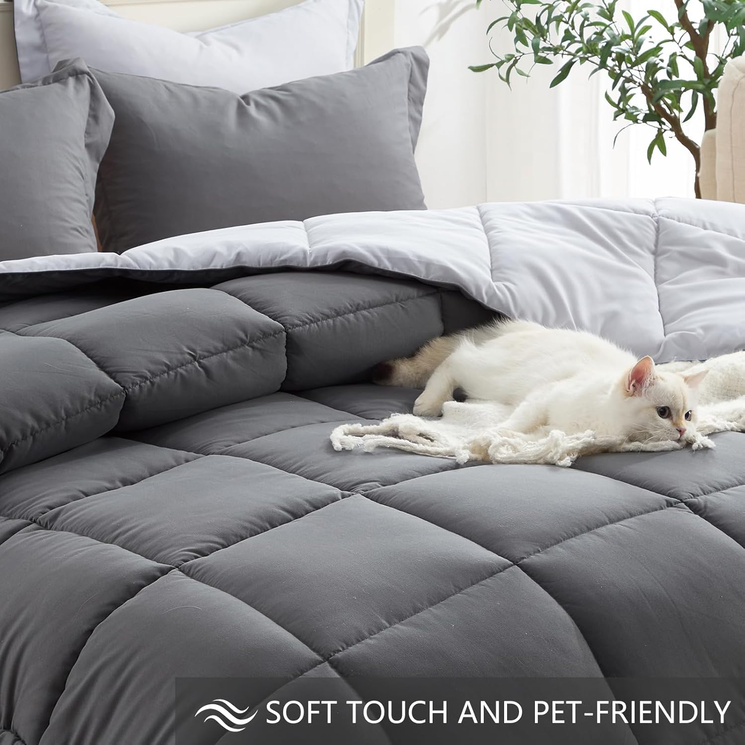 Thumbnail 3 de Homelike Moment Queen Comforter Set 3-Piece