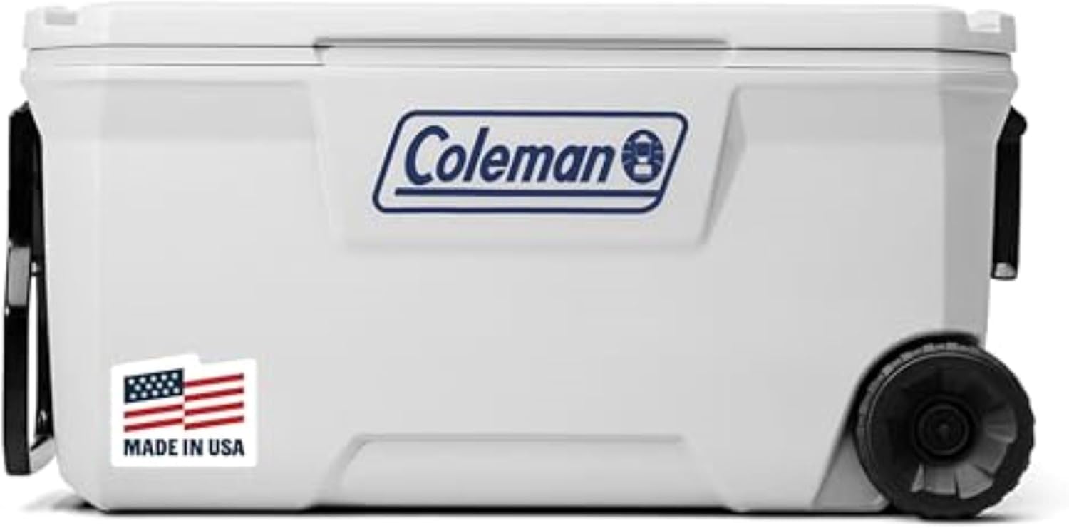 Coleman Marine Cooler with Fully Insulated UV Guard Lid & Body (52qt/100qt/120qt Options)