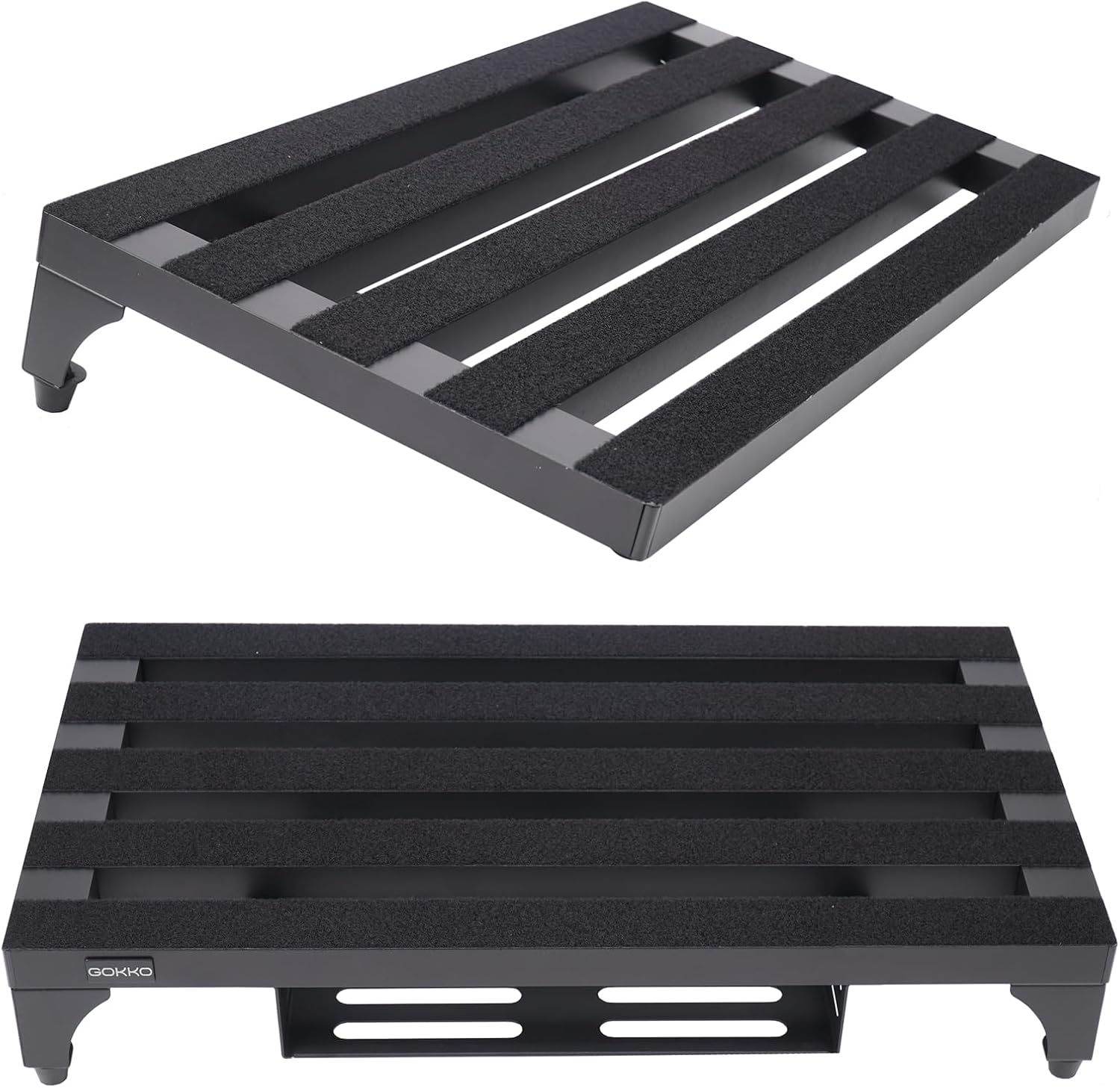 Detalle 2 de GOKKO GKA-22OR 22" Aluminum Guitar Pedalboard 🎸