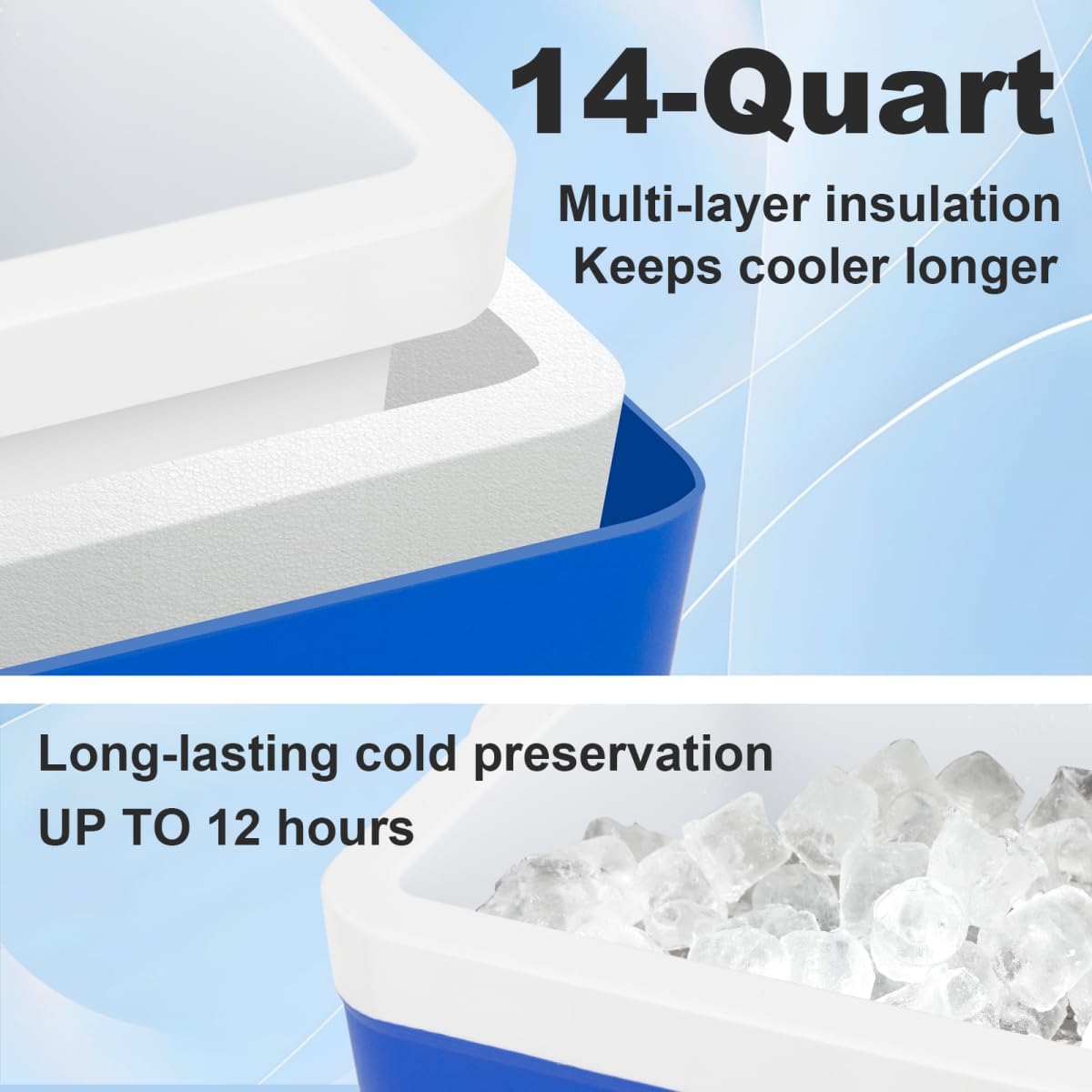 Detalle 2 de Universal Ice Machine for Knee 14-Quart 🩺
